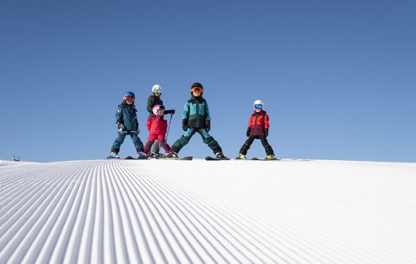 Børn på ski i Hemsedal